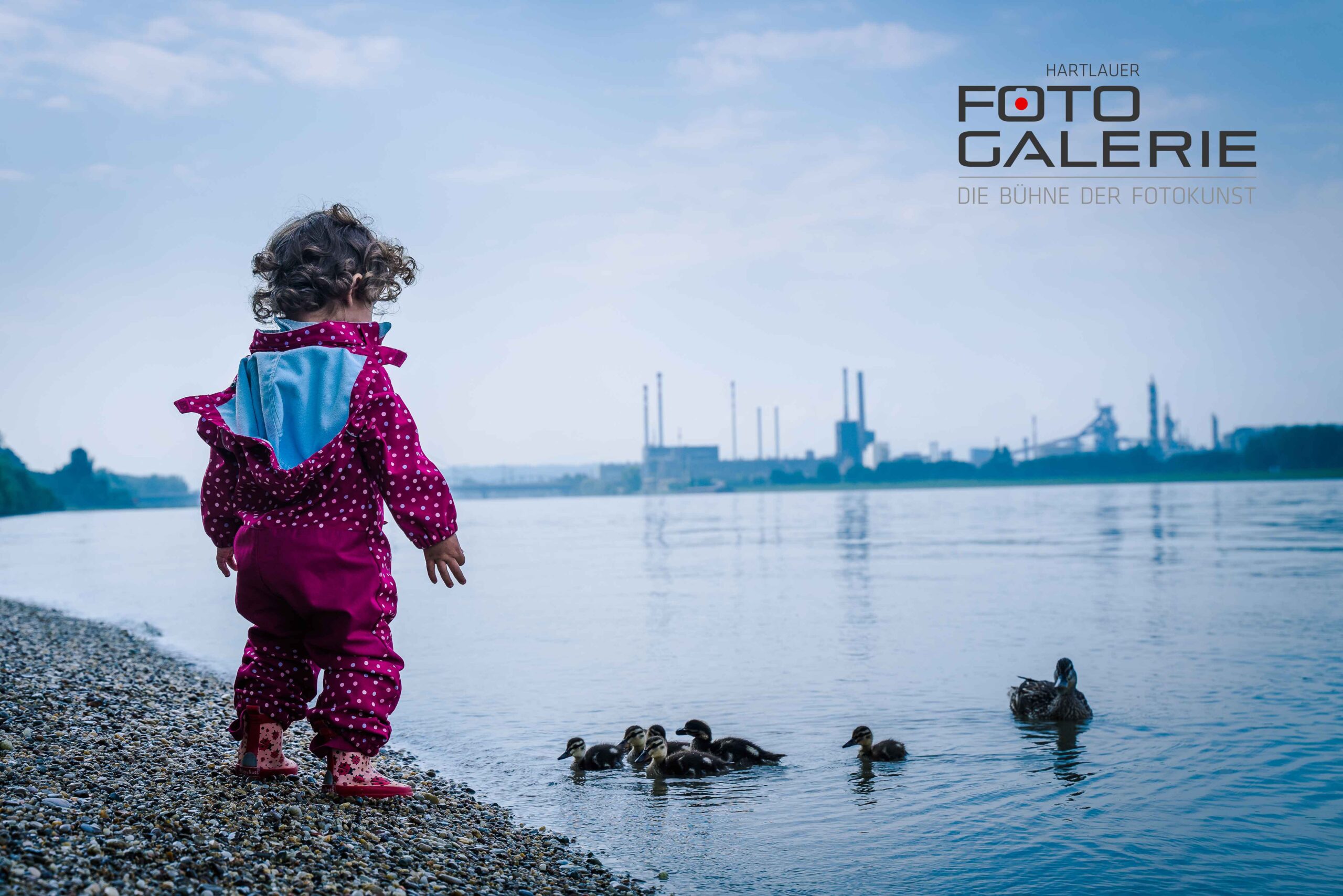 Familienfotos an der Donau Familienfotografin photo Angie gewinnt internationalen Fotowettbewerb der Hartlauer Fotogalerie in Linz